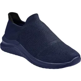 Unisex Comfort Slip-on Sneaker Navy Unbranded